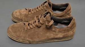 Vince Mens Brown Suede Leather Sneakers Shoes Size 13 M  - Picture 1 of 24