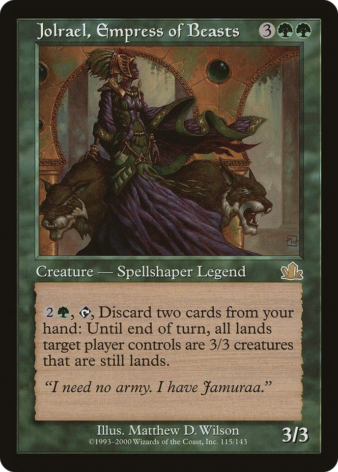 Jolrael, Empress of Beasts #115 (HP) Prophecy PCY Magic MTG - Image 1 of 1
