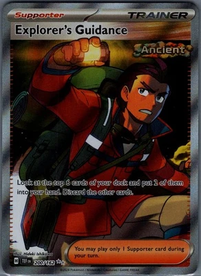 Explorer's Guidance - Ultra Rare SV05: Temporal Forces 200/162 NM - Image 1 of 2