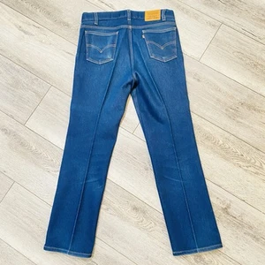 Vintage Levis 547 Action Jeans 36x30 1990s Dark Wash Straight Blue Brown Tab - Bild 1 von 6