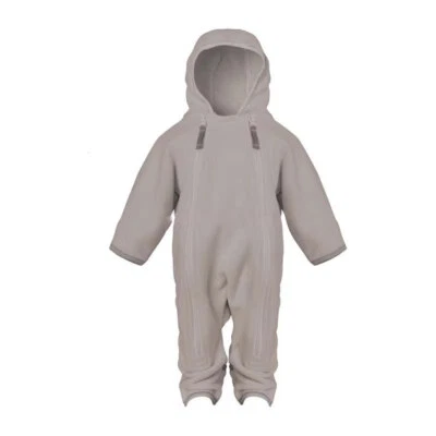 Bebé Niño Cálido Infantil Mameluco Doble Cara Polar Polar Polar Mono Ropa con Capucha Foto 1 de 4