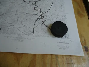 New Freedom PA / MD map of flood prone areas circa 1974 US Dept of the Interior - Picture 1 of 2