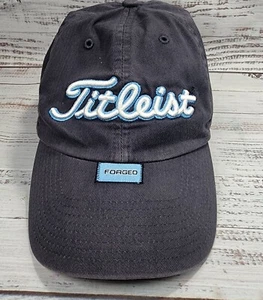 Titleist Forged Golf Baseball Hat Cap Adjustable Strap Navy Blue light blue - Picture 1 of 6