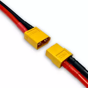 ✅ XT60 Stecker Male / Female Buchse 3,5mm 10 cm Anschlusskabel LiPo Quadrocopter - Picture 1 of 25