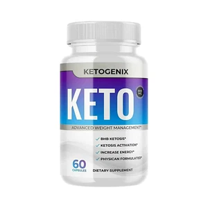 Ketogenix Keto Pills, Advanced Formula Weight Loss - 60 Capsules - Picture 1 of 3