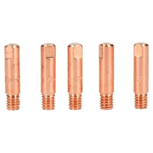 Puntas de contacto redondas para soldador de soldadura Mig de 0,6 mm para antorchas MB15 Euro 5pk - Imagen 1 de 3