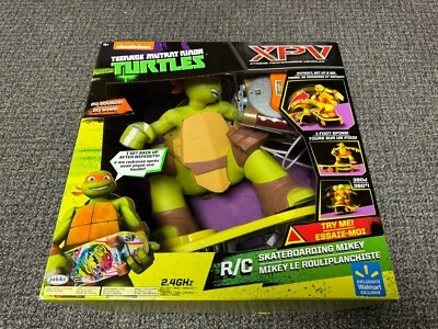 Jakks 2016 TNMT Teenage Mutant Ninja Turtles RC Control Remoto Monopatín Mikey Foto 1 de 3