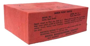 March PFS 115/230 V AC 1.8/0.9 A Float Switch - Picture 1 of 4