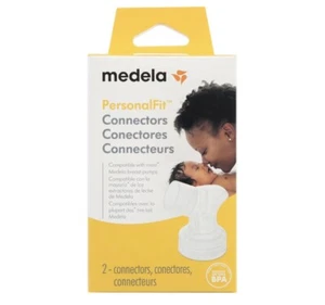 Medela Personal Fit Connectors 2 Count New Lot of 3 Total 6 Connectors - Picture 1 of 8