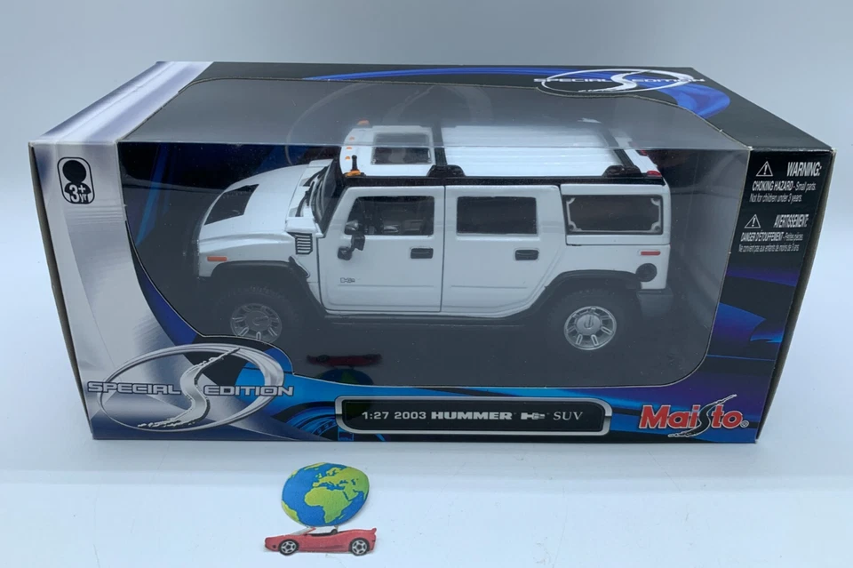 Maisto Hummer H2 Suv 2003, modello in scala 1:24-1:25, (2646) , vintage - Immagine 1 di 4