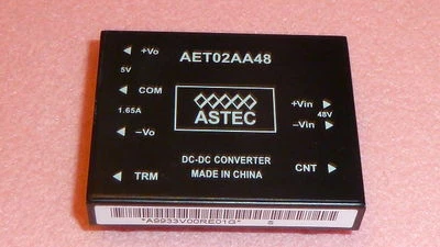 1PC ASTEC AET02AA48 IC DC/DC CONVERTER Input :+-48V Current :1.65A Output :+-5V - Image 1 of 4