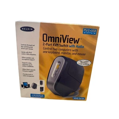 OmniView 2 portKVM switch with audio ps/2 usb platform SKU 3555 - Image 1 of 4