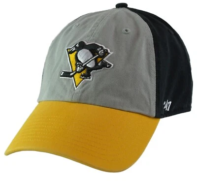 Pittsburgh Penguins NHL Limpieza Ajuste Relajado Gorra Sombrero de Hockey por '47 Foto 1 de 4