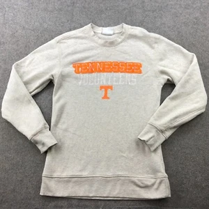 Tennessee Volunteers Sweatshirt Womens Medium Gray Orange Fleece Long Sleeve * - Picture 1 of 10