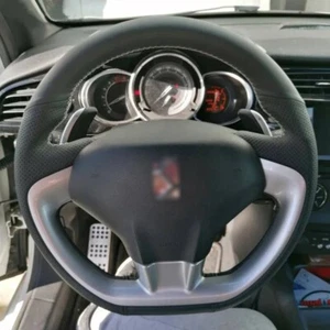 DIY Custom Microfiber Leather Steering Wheel Cover For Citroen DS3 2011-2018 - Picture 1 of 6