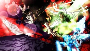 Anime black clover asta yuno noelle Playmat Gaming Mat - Picture 1 of 1