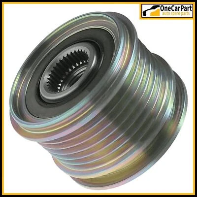 Over-Run Alternator Pulley For Audi A1 A2 A3 A4 A6 Q3 Q7 TT 1996 to 2019 - Image 1 of 4