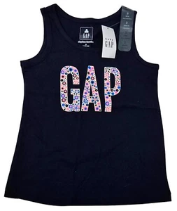 GAP Bebé Niñas Azul Marino Logo Floral Algodón Sin Mangas Chaleco Camiseta Precio de venta sugerido por el fabricante 12,99 GBP - Imagen 1 de 3