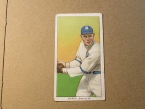 1909 - 1911 T206 WHITE BORDER AL BURCH BROOKLYN SUPERBAS HIGHER GRADE NO CREASES