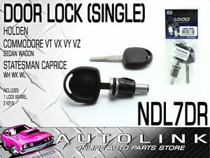 Door Lock Single for Holden Commodore Calais VT VX VY VZ Sedan Wagon NDL7DR - Picture 1 of 6