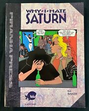 Piranha Press Why I Hate Saturn by Kyle Baker (1990) Softcover Graphic Novel