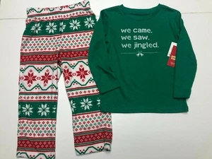 Size 4 Jammies For Your Families Christmas We Came We Saw We Jingled PJ - Picture 1 of 3