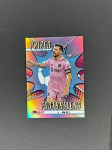 2023 Topps Finest MLS Lionel Messi Prized Footballers #PF-17 Miami Argentina - Picture 1 of 2