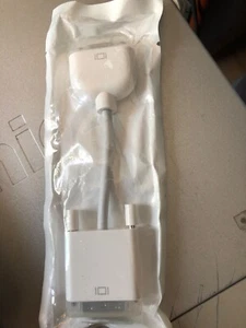 Apple DVI MALE to VGA FEMALE Video Monitor Adapter Cable 607-1158 new - Picture 1 of 3