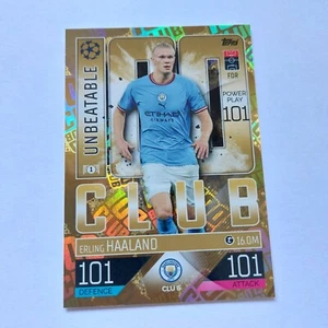 Erling Haaland #CLU6 - Match Attax Extra 2022/23 Hundred 101 100 Club Unbeatable - Picture 1 of 4