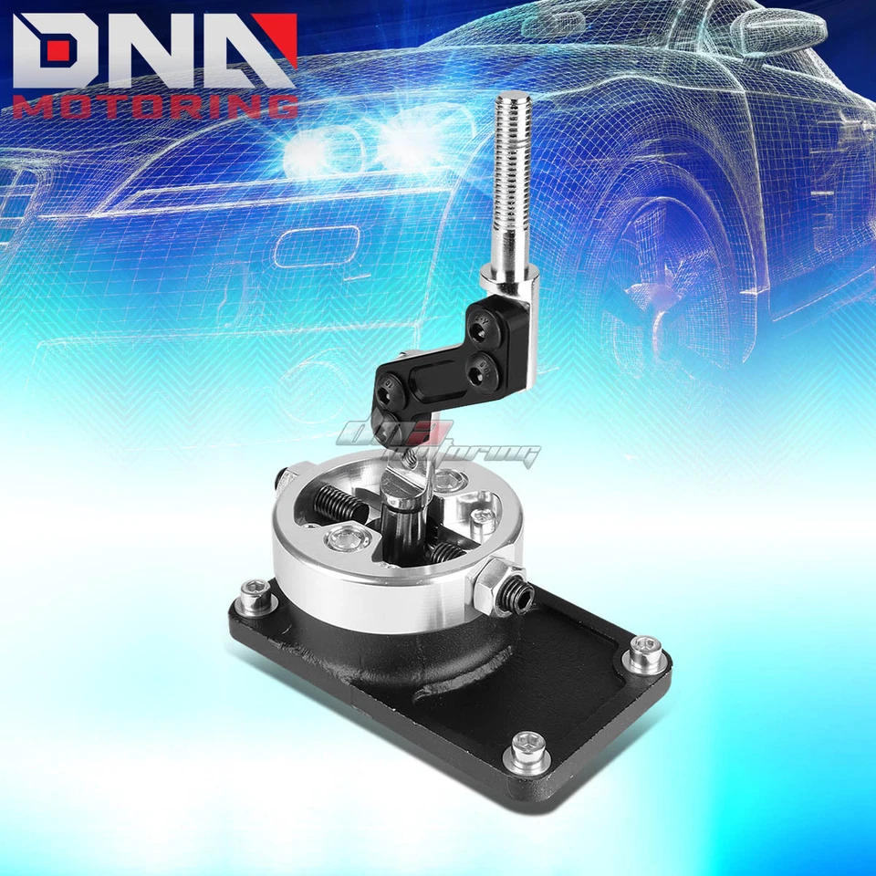 ALUMINIO MANUAL CARRERAS TIRO CORTO CAMBIO RÁPIDO NEGRO PARA 83-04 MUSTANG CON OD Foto 1 de 4