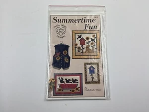 taylor made designs summertime sun applique wall quilt pattern crow bird flower - Picture 1 of 3