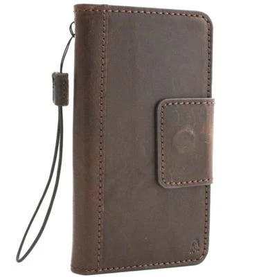 Genuine real leather Case for Samsung Galaxy S10 Plus wallet book magnetic s 10  - Image 1 of 4
