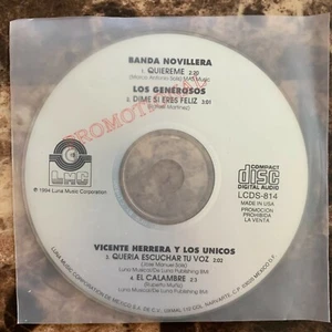 PROMOCIONAL CD, FEAT. VICENTE HERRERA Y LOS UNICOS / LOS GENEROSOS MEX CD CUMBIA - Picture 1 of 2