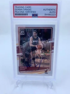 Goran Dragic Signed 2020-21 Donruss Optic IP Auto PSA/DNA Miami Heat - Picture 1 of 2