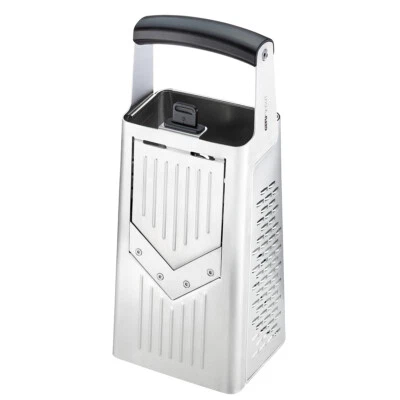 Multifunktionsreibe V-CUT Edelstahl verstellbar Küchenreibe Gemüsereibe Reiben - Bild 1 von 4