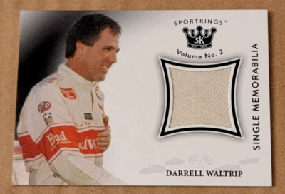 2020 Sportkings Vol. 2 Darrell Waltrip NASCAR Race Worn Firesuit Memorabilia - Image 1 of 2