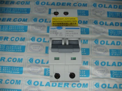 1pcs New HAGER A062E 2P 16A - Image 1 of 4