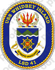 Sticker Usn Us Navy Lsd 41 Uss Whidbey Island