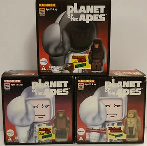 PLANET OF THE APES : SOLDIER APE, GENERAL URKO & MUTANT HUMAN KUBRICK SETS - Picture 1 of 5