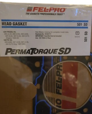 Junta de culata del motor Fel-Pro 501 SD Foto 1 de 2