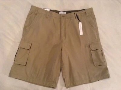 Alex Cannon 全新带标签棕褐色卡其色工装短裤,尺寸 W40 — 第 1/4 张图片