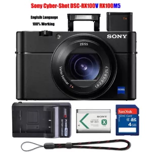 Sony Cyber-shot RX100 V 20.1MP Digital Camera 2.9x Zoom Wifi NFC ViewFinder - Picture 1 of 8