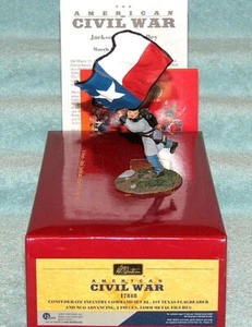 Britains #17818 ACW - Konföderiertes Infanteriekommando - 1. Texas Fahnenträger (nur) - Bild 1 von 11