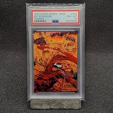 1995 Fleer Ultra Marvel Spider-Man Carnage USA Mt. Rushmore 142 PSA 8 Graded 