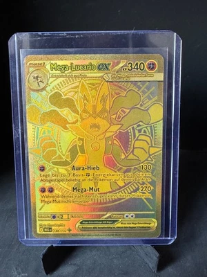 Pokemon Karte Mega-Lucario Ex 188/132 Mega Entwicklung Deutsch Secret Rare NM - Bild 1 von 2
