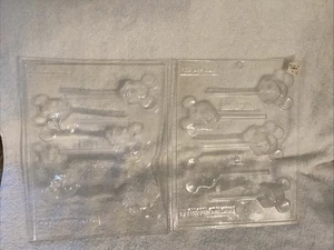 Mickey Mouse Gesicht Kopf Schokolade Süßigkeiten Lutscher Form 2 Fächer Partyworld - Bild 1 von 3