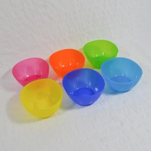 IKEA Kalas Kids Bowls Discontinued Bright Colours 6, Small Snack Bowls - Picture 1 of 7