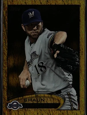 Shaun Marcum Brewers Gold Sparkle 2012 Topps #262 Foto 1 de 2