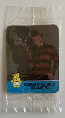 1988 Hostess Hot Summer Flicks Stickers Freddy Krueger Nightmare on Elm St. #37 - Image 1 of 2