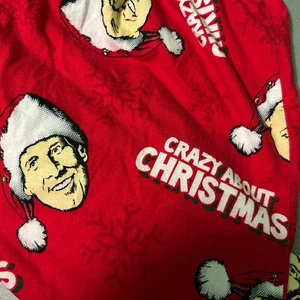 Pantalones de pijama para hombre pequeños rojos National Lampoons vacaciones de Navidad Chevy Chase - Imagen 1 de 12